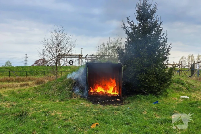 brand de hoogspanningsweg assen