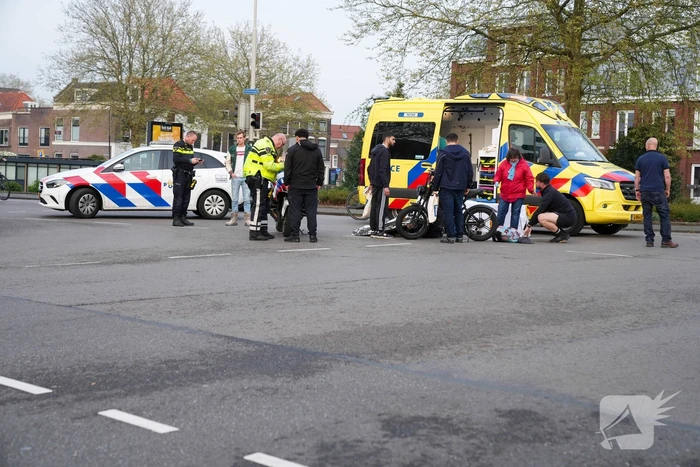 Fatbiker naar ziekenhuis na botsing