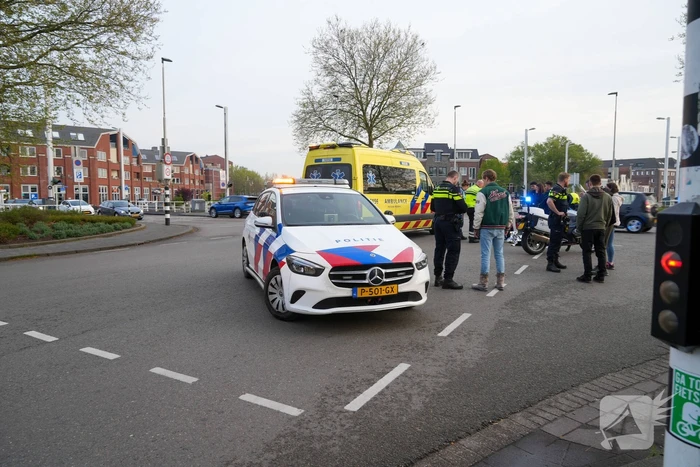 Fatbiker naar ziekenhuis na botsing