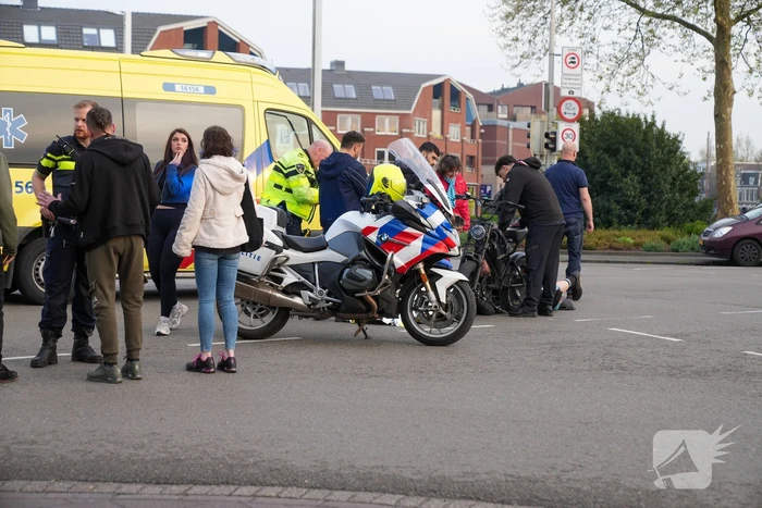 Fatbiker naar ziekenhuis na botsing