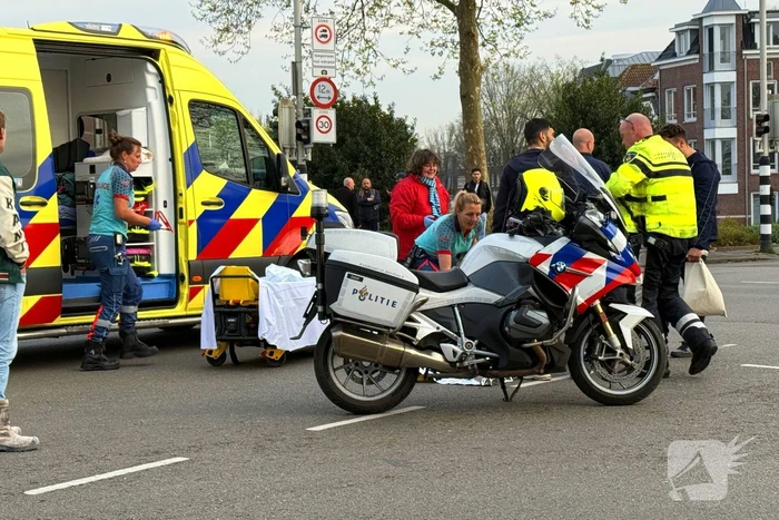 Fatbiker naar ziekenhuis na botsing
