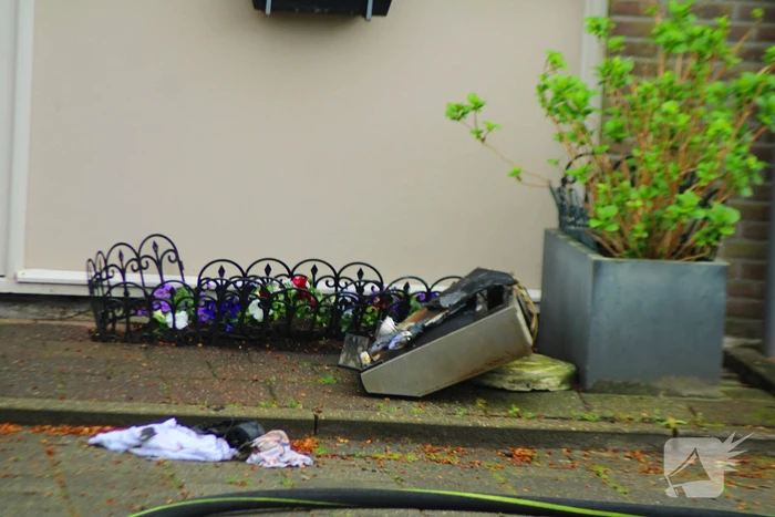 Brand in keuken van woning