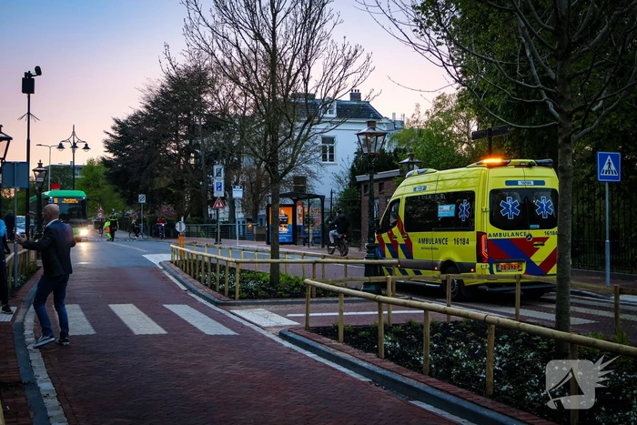 Aanrijding tussen wielrenner en voetganger