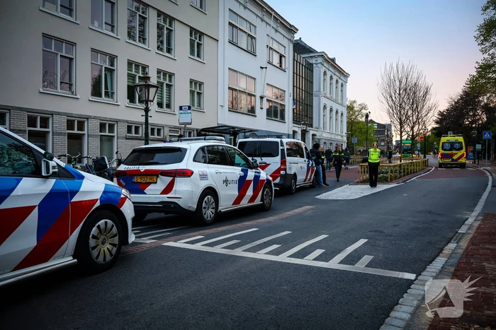 Aanrijding tussen wielrenner en voetganger