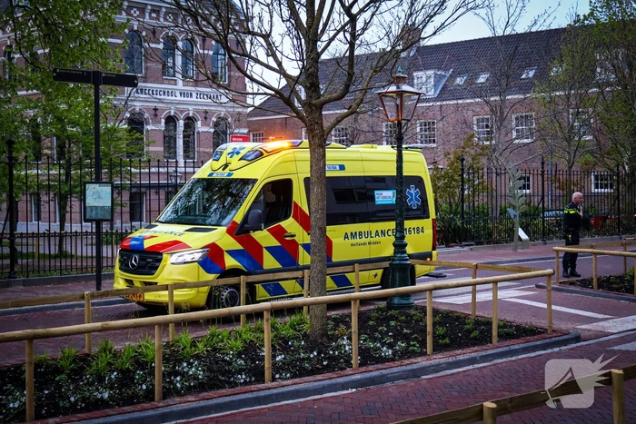 Aanrijding tussen wielrenner en voetganger