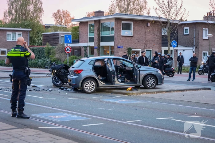 Zwaar ongeval tussen twee voertuigen