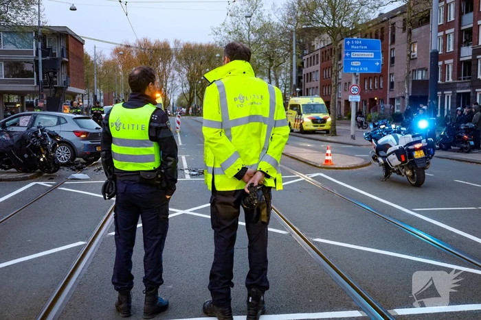 Zwaar ongeval tussen twee voertuigen