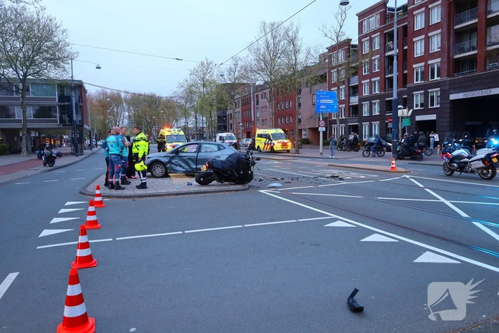 Zwaar ongeval tussen twee voertuigen