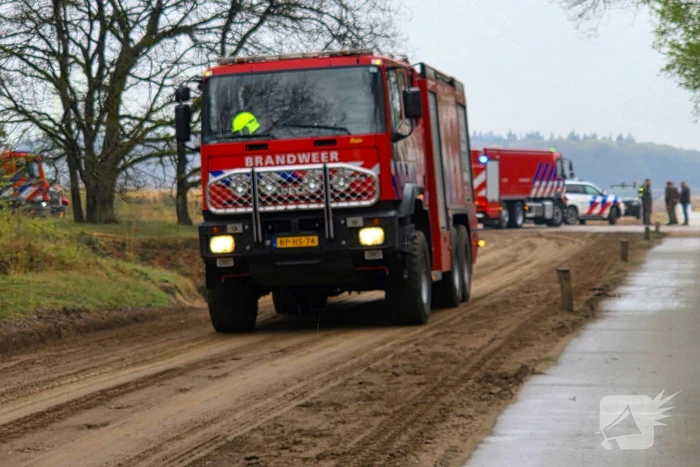 Brandweer ingezet voor heidebrand