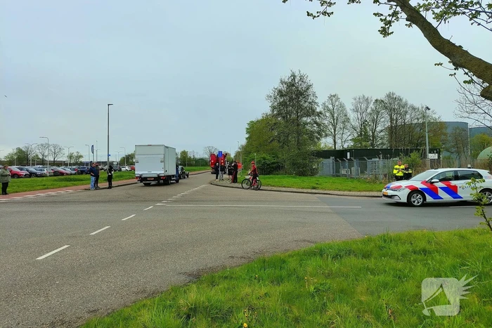 Botsing tussen fietser en bakwagen