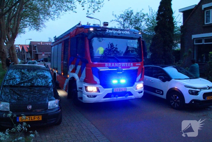 Brand in coniferen haag snel onder controle door snelle inzet