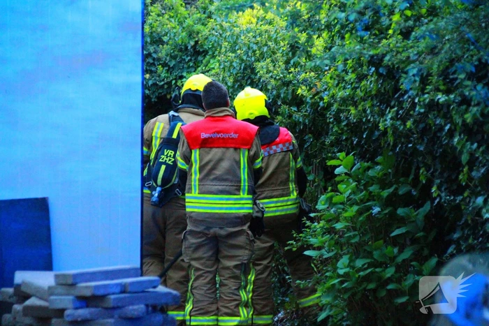 Brand in coniferen haag snel onder controle door snelle inzet