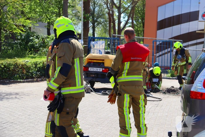 Gaslekkage door aanleg glasvezel