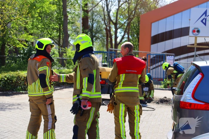 Gaslekkage door aanleg glasvezel