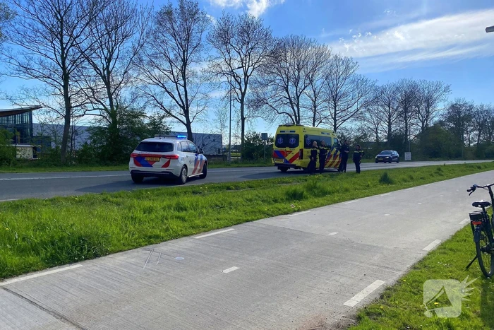 Fietser gewond na val