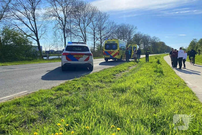 Fietser gewond na val