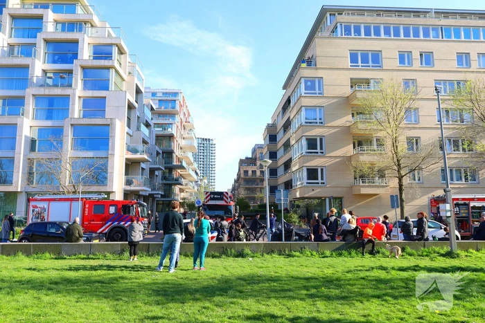 Brandweer zet zich in voor woningbrand