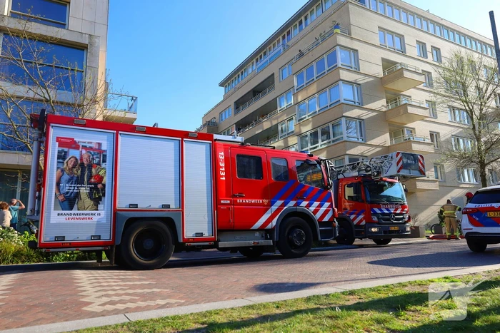 Brandweer zet zich in voor woningbrand