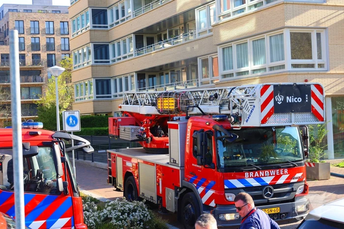 Brandweer zet zich in voor woningbrand