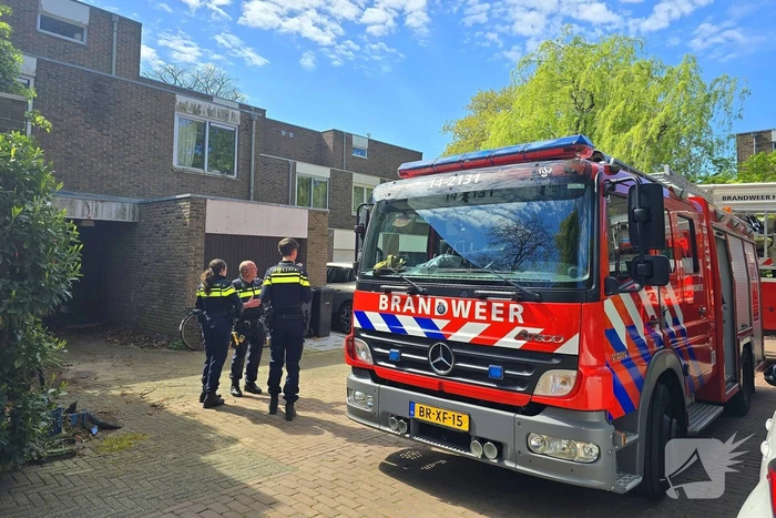 Brand in schoorsteen snel onder controle