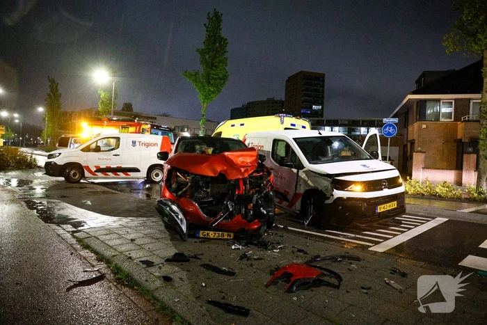 Drie beveiligingsauto's betrokken bij ongeval