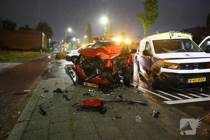 Drie beveiligingsauto's betrokken bij ongeval