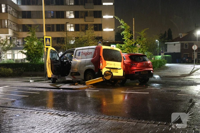 Drie beveiligingsauto's betrokken bij ongeval