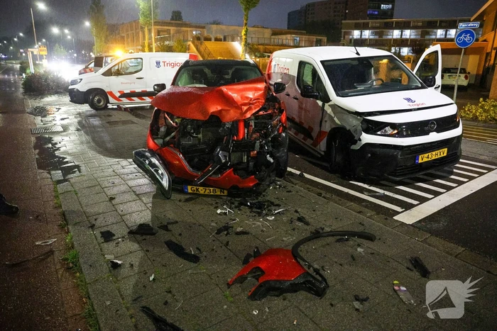 Drie beveiligingsauto's betrokken bij ongeval