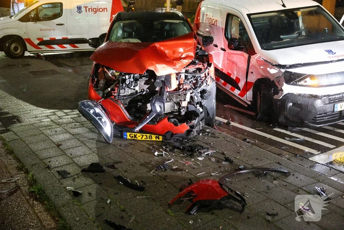 Drie beveiligingsauto's betrokken bij ongeval