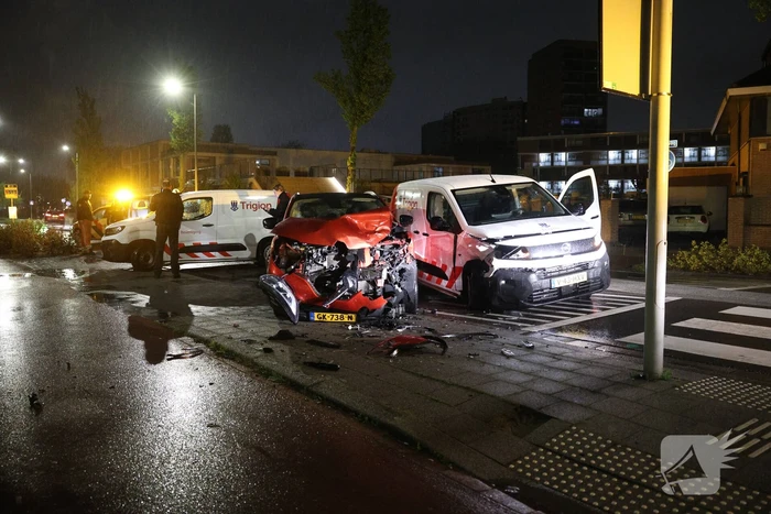 Drie beveiligingsauto's betrokken bij ongeval