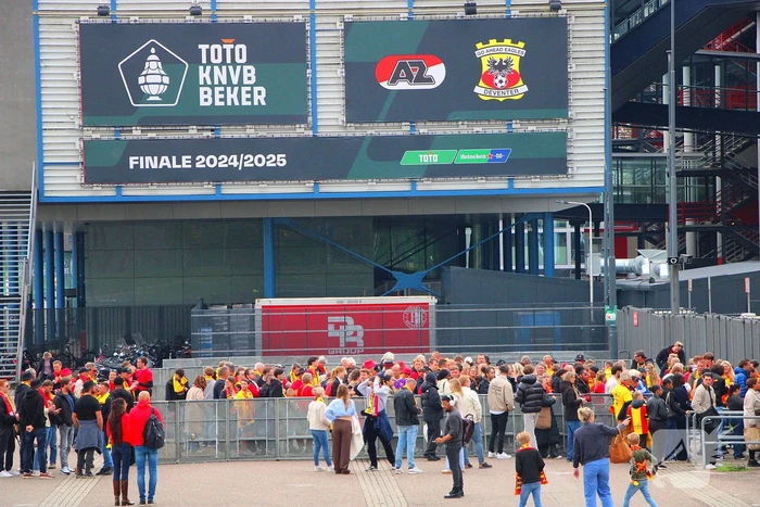Spanning bij supporters voor bekerfinale