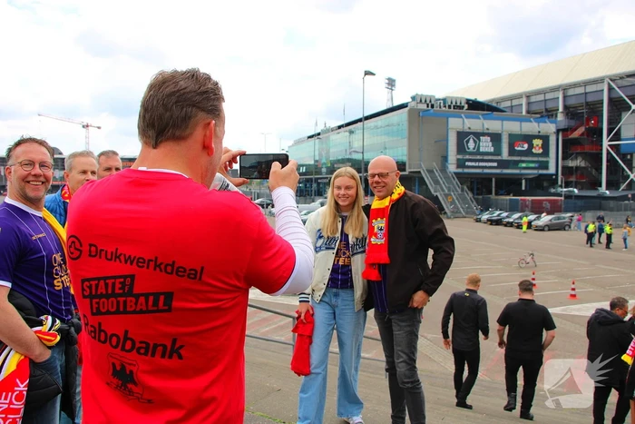 Spanning bij supporters voor bekerfinale