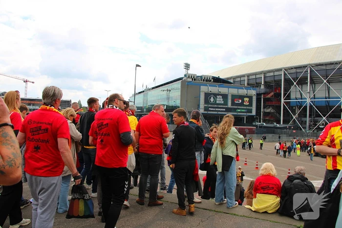 Spanning bij supporters voor bekerfinale