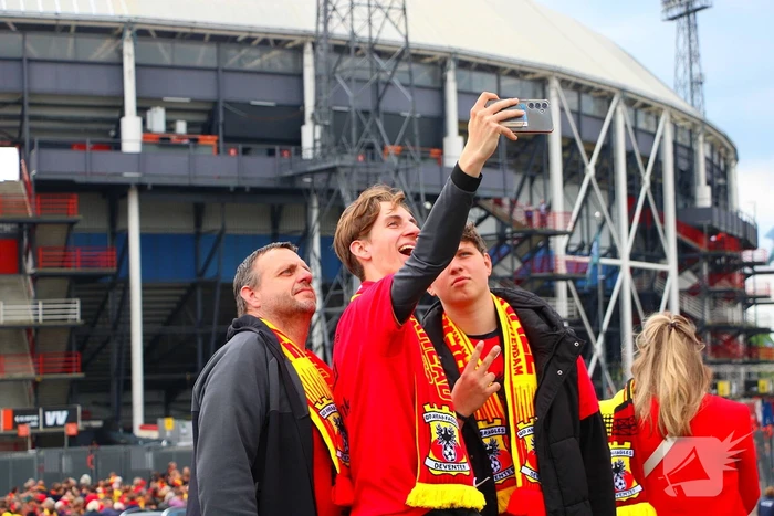 Spanning bij supporters voor bekerfinale