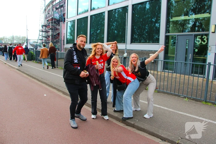 Spanning bij supporters voor bekerfinale