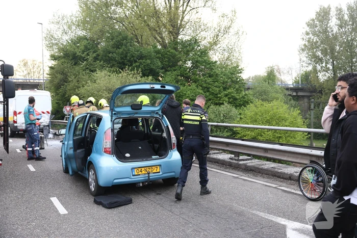 Drie voertuigen betrokken bij aanrijding