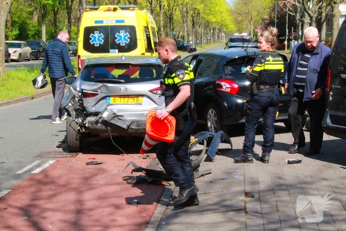 Ravage na ongeval met meerdere voertuigen