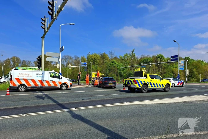 Politie botst tijdens achtervolgen van motorrijder