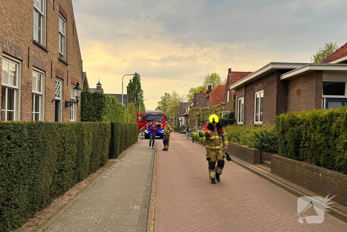 Brandweer ingezet voor schoorsteenbrand