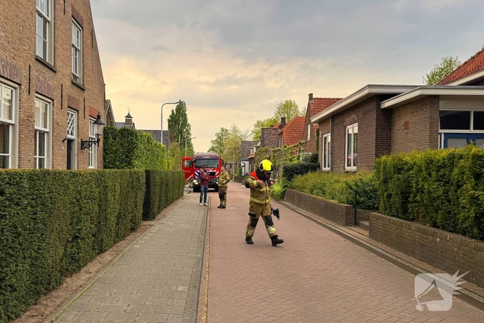 Brandweer ingezet voor schoorsteenbrand