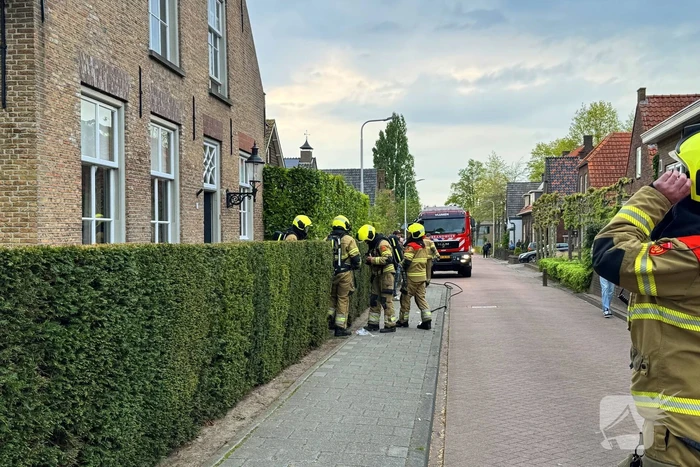 Brandweer ingezet voor schoorsteenbrand