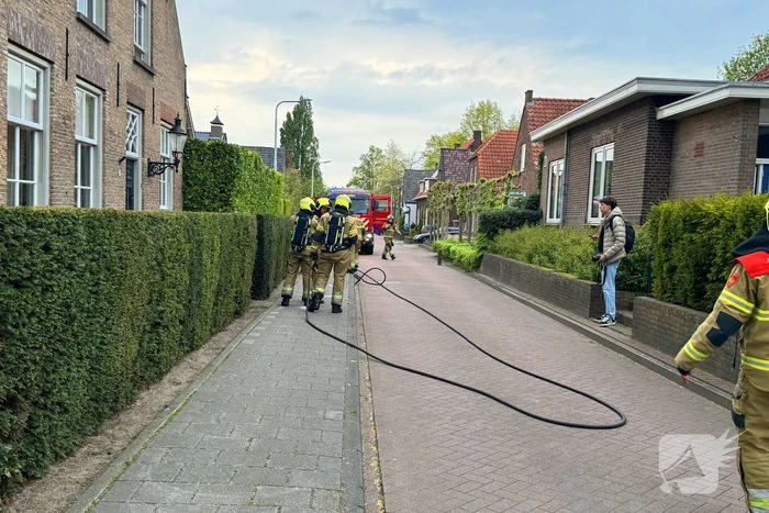 Brandweer ingezet voor schoorsteenbrand