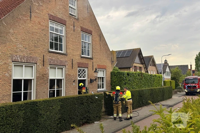 Brandweer ingezet voor schoorsteenbrand