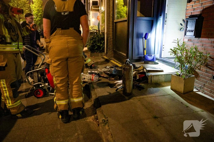 Kind onder behandeling na brand in meterkast