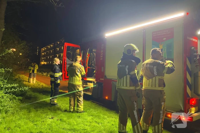 Vuurkorf zorgt voor brand in achtertuin