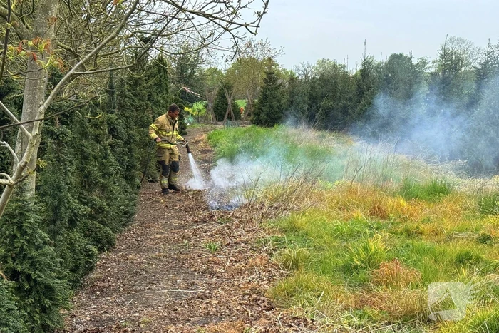 Buitenbrand snel onder controle