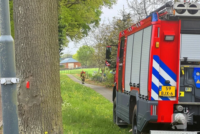 Buitenbrand snel onder controle