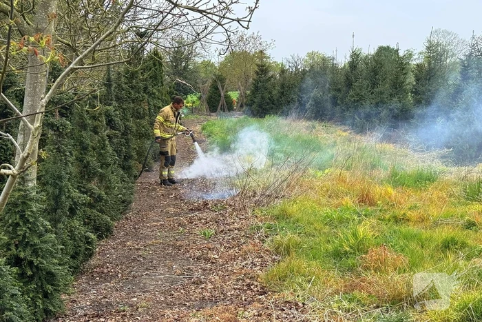 Buitenbrand snel onder controle