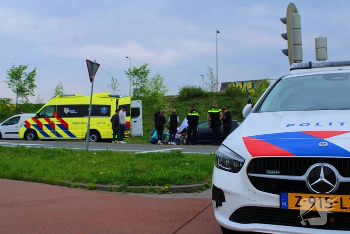 Persoon op fiets gewond bij aanrijding