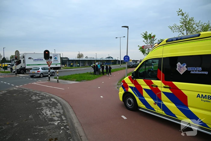 Persoon op fiets gewond bij aanrijding